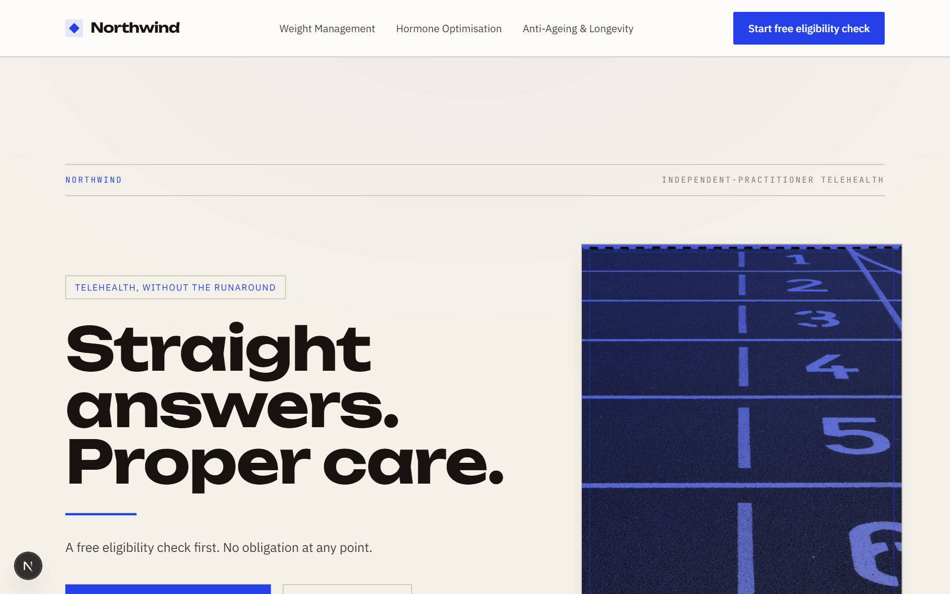 Brutalist Editorial clinic look - ClinicBuilt archetype preview